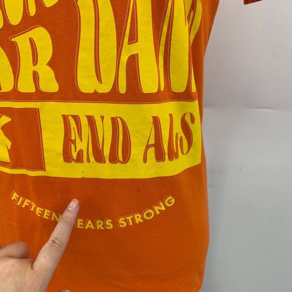 Dutch Bros T Shirt Womens S Small Orange Cotton Short Sleeve Crew Tee End ALS - Picture 5 of 12